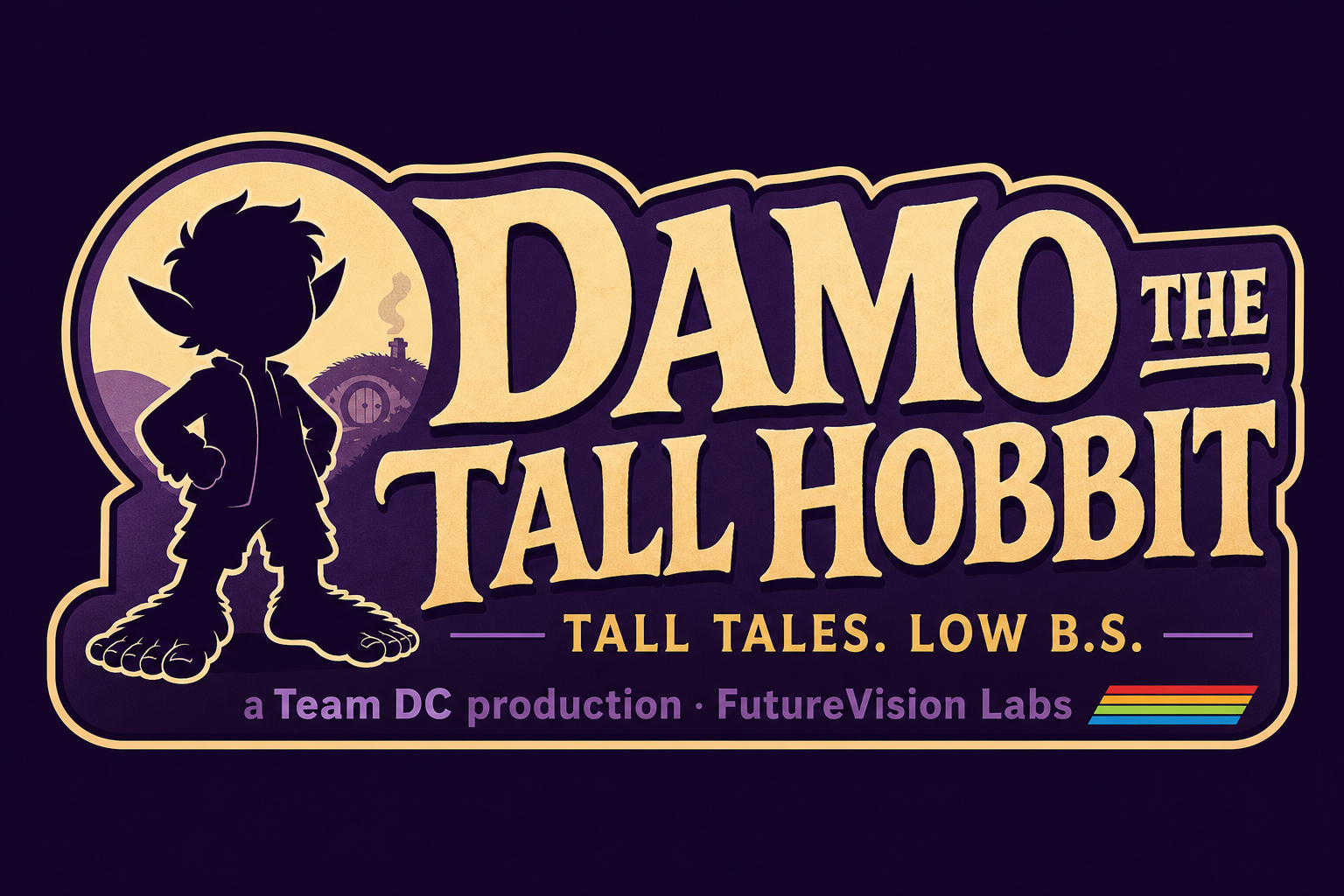 Damo The Tall Hobbit logo